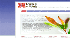 Desktop Screenshot of degreesofwork.com